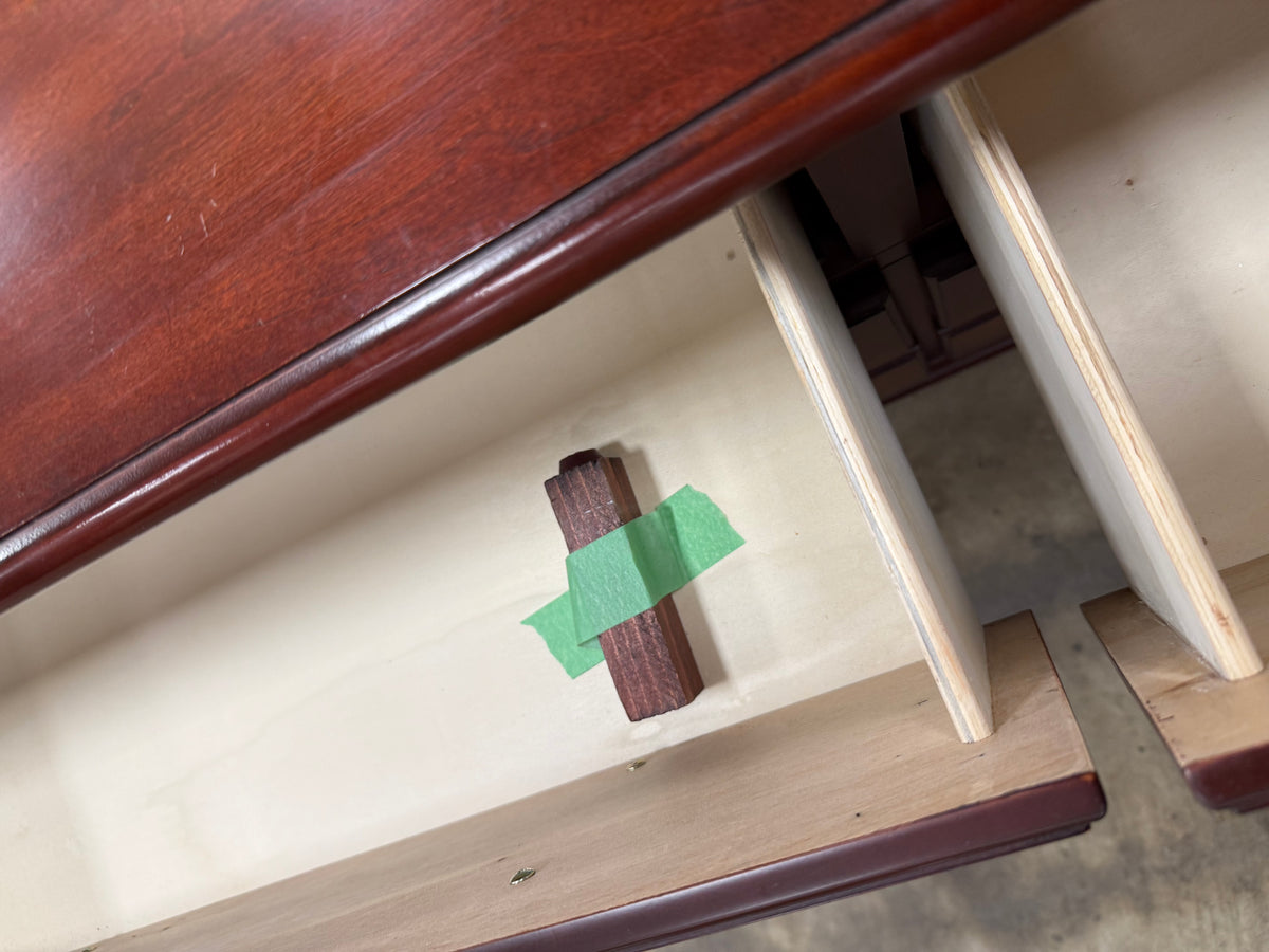 Sibu Transitional Cherry Solid Wood 6-Drawer Dresser