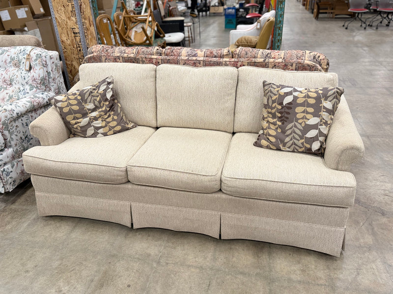 Beige 3-Seater Sofa