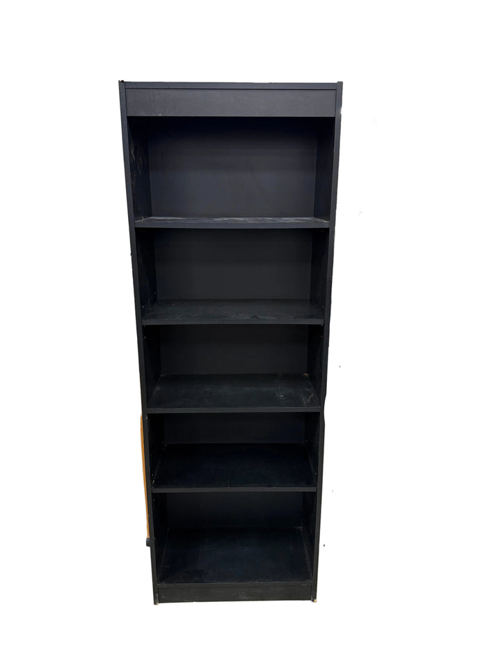 Tall Black Bookshelf