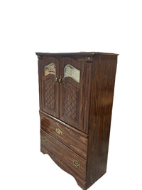 Veneer 2-Drawer Storage Cabinet