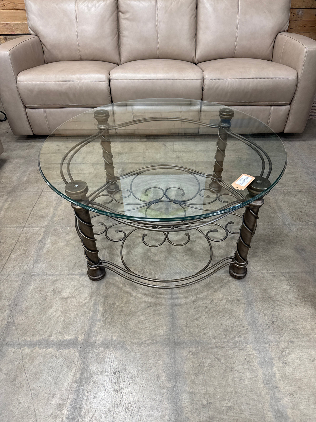 Glass Top Coffee Table
