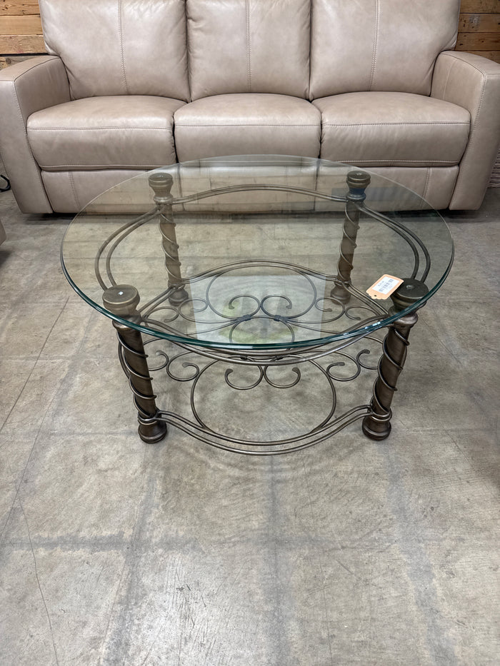 Glass Top Coffee Table