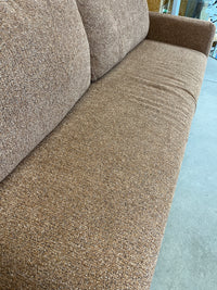 88"W Woven Light Brown Sofa