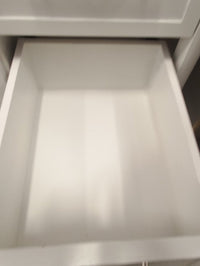 Home Decorators Collection Faraday 42-inch W x 19-inch D White Wood Single Undermount Sink Bathroom Vanity with White Cultured Marble Countertop