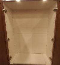 Set of 15 Kitchen Cabinets in Light Brown