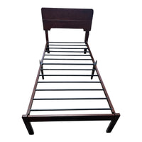 Dark Wood Twin Bed