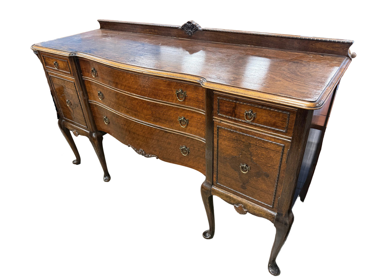 Large Vintage Wood Sideboard