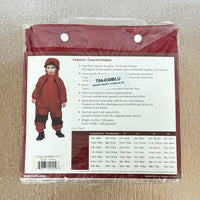 Muddy Buddy Waterproof Baby Coveralls – Red, 12 Months