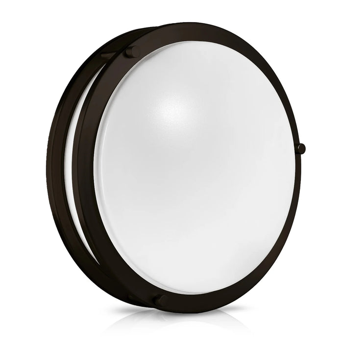 15"W QLED Double Ring Flush Mount Fixture