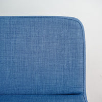 Corey 16-Inch W Blue Upholstered Counter Stool with Footrest