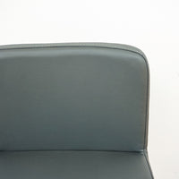 Corey 16.5-Inch W Gray Upholstered Bar Stool with Metal Frame, BS-213