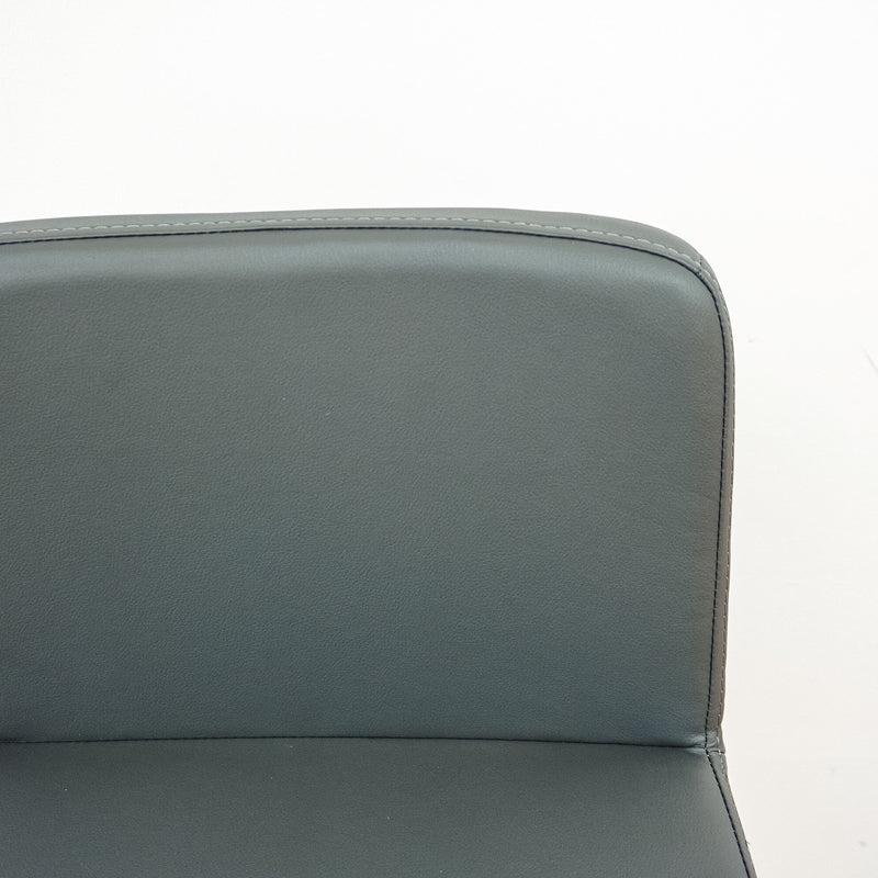 Corey 16.5-Inch W Gray Upholstered Bar Stool with Metal Frame, BS-213