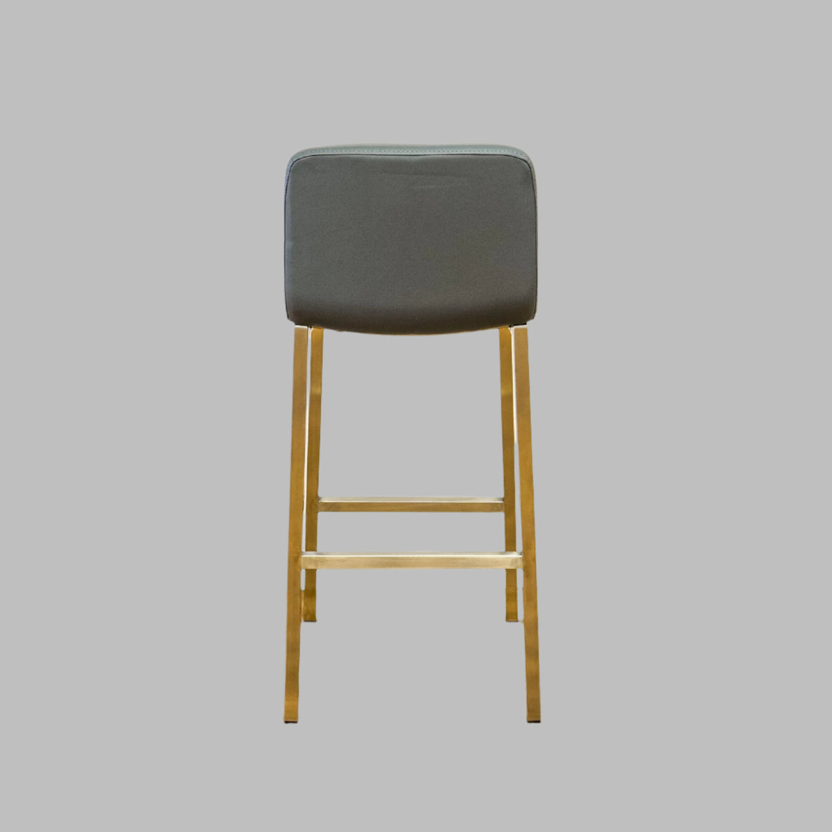 Corey 16.5-Inch W Gray Upholstered Bar Stool with Metal Frame, BS-213