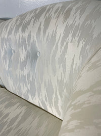 White Tufted 3-Seater Sofa
