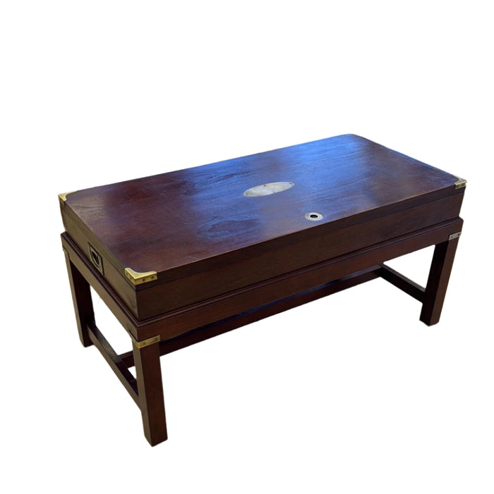 Mahogany Gun Box Table by Bombay