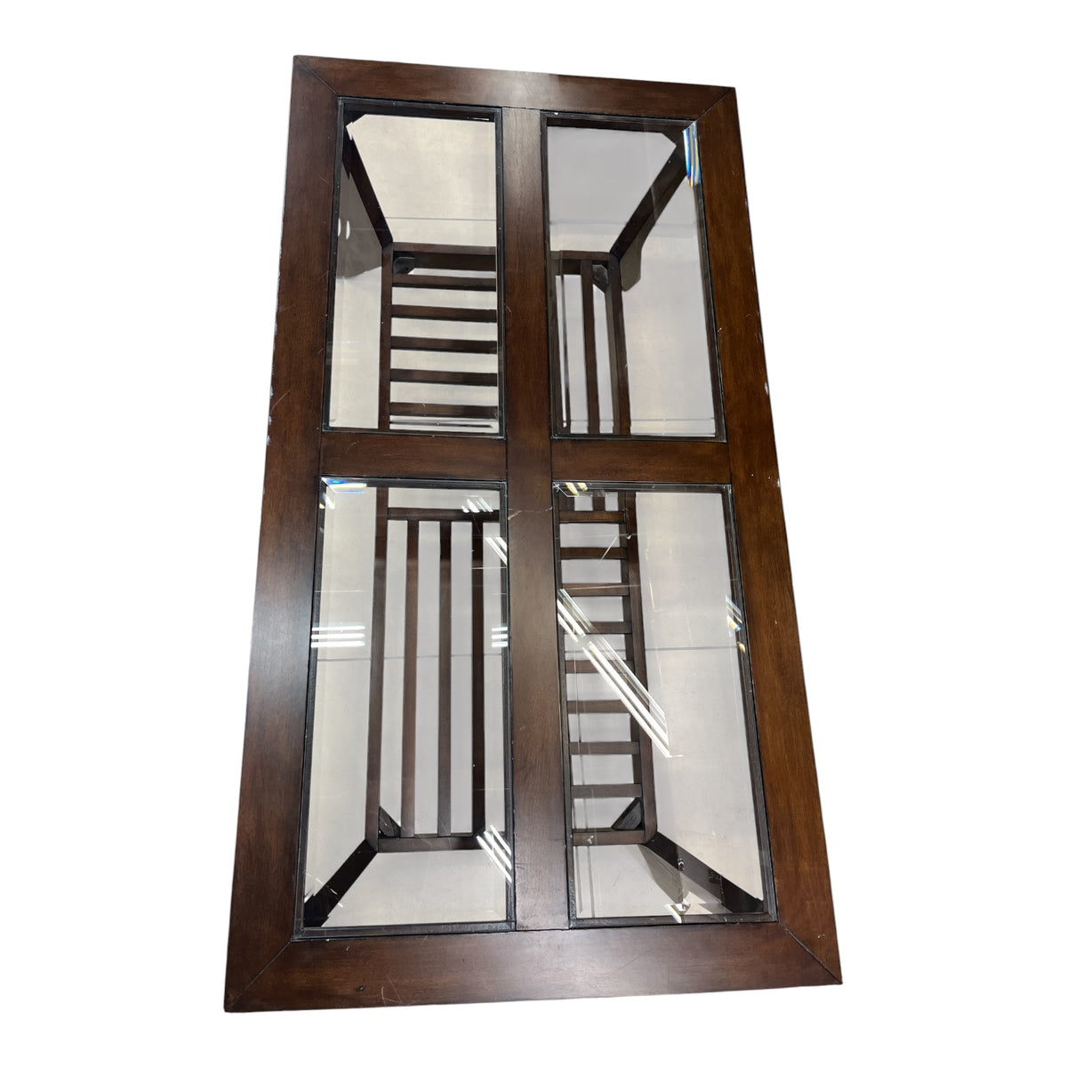 Contemporary Coffee Table with Glass Panes