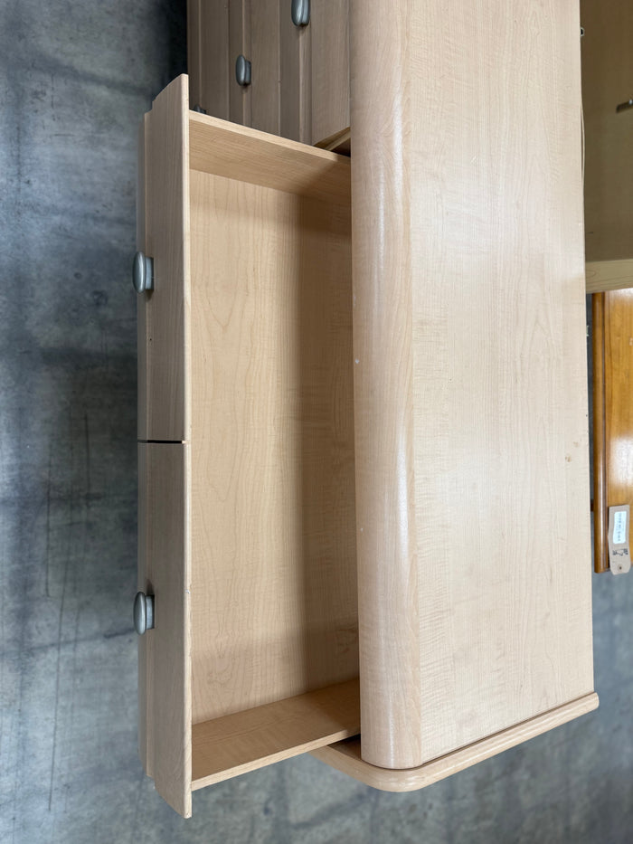 Light Wood Dresser with Mirror