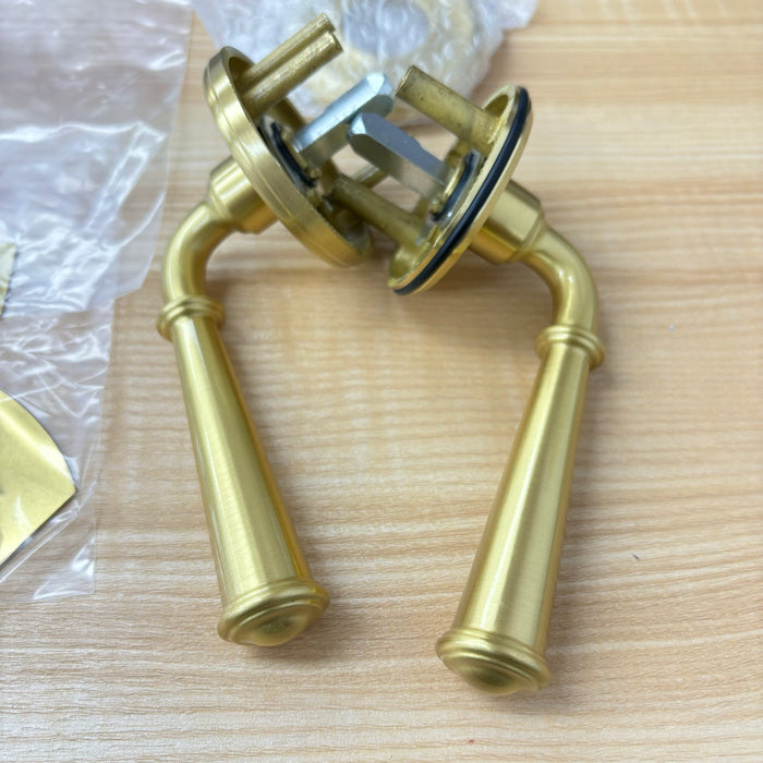 Door Lever Trim Set, Left-Handed – Brass, 1001NEBTRLHS4