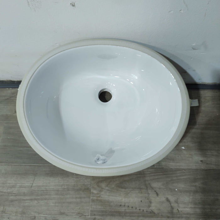 13.5" x 16.5" Oval Undermount Sink