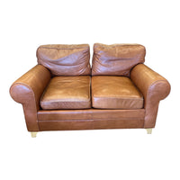 Top Grain Leather Loveseat
