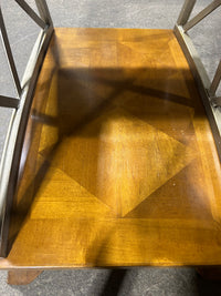Metal Lattice End Table