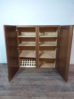 36" W Upper Kitchen Cabinet with Spice Rack