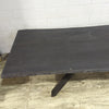 96" x 40" Charcoal Grey Dining Table