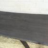 96" x 40" Charcoal Grey Dining Table