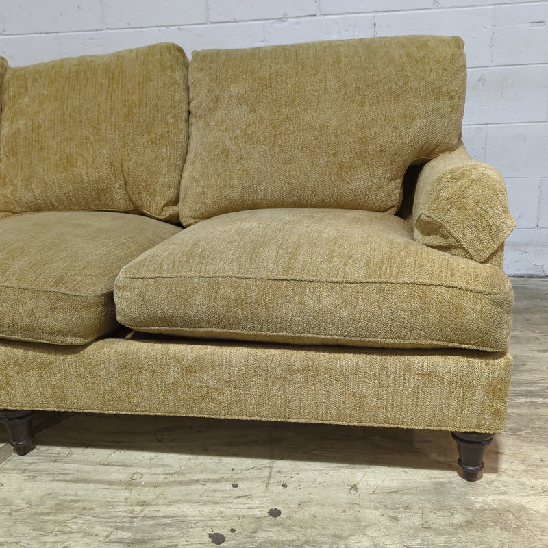 90"W 3-Seat 'Coffee-Cream' Sofa