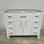 41"W White Vanity