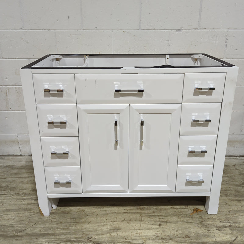 41"W White Vanity