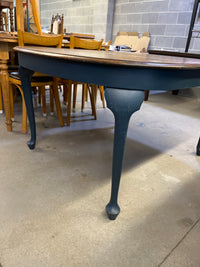 53"W Solid Wood and Painted Dining Table