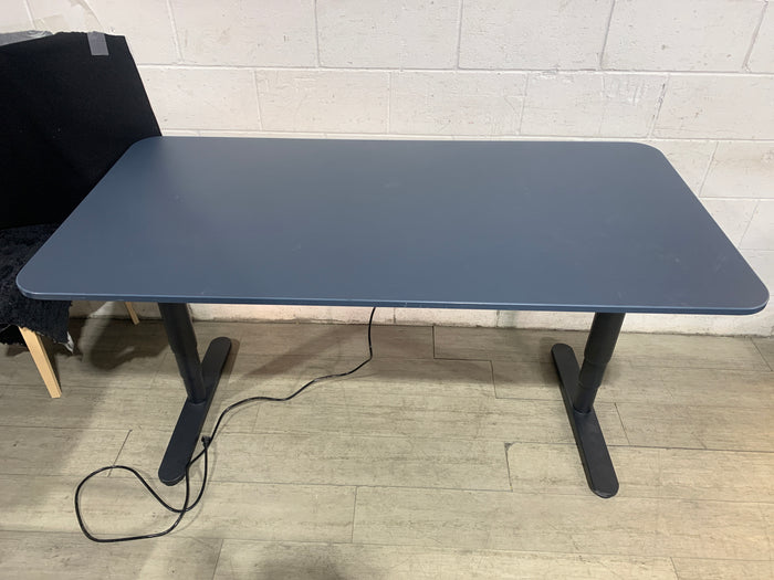Ikea Bekant Navy  Blue Desk