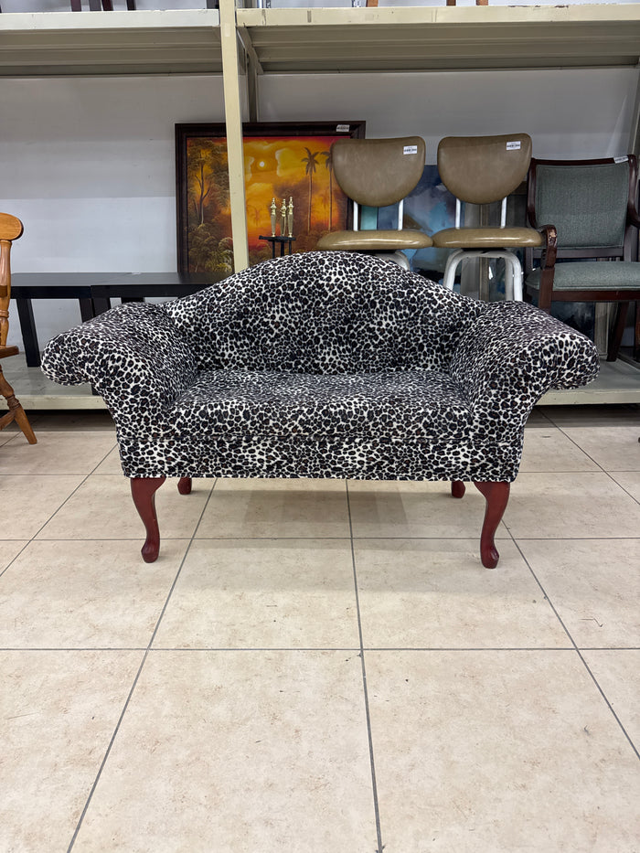 Leopard Print Bench