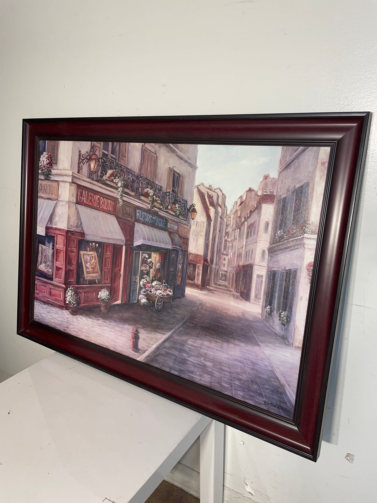 "A La Pastille" by Victor Zag Framed Print