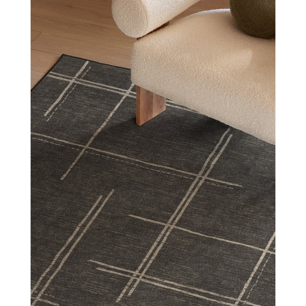 2' x 7' Stellan Charcoal Rug