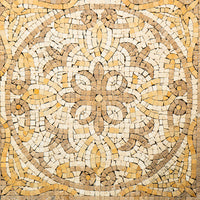 16" x 16" Magistra Mosaic Medallion Tiles