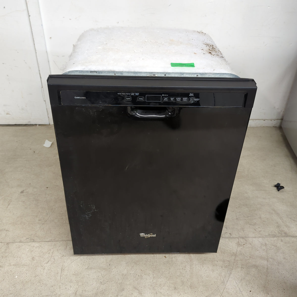 23.5"W Black Whirlpool Dishwasher