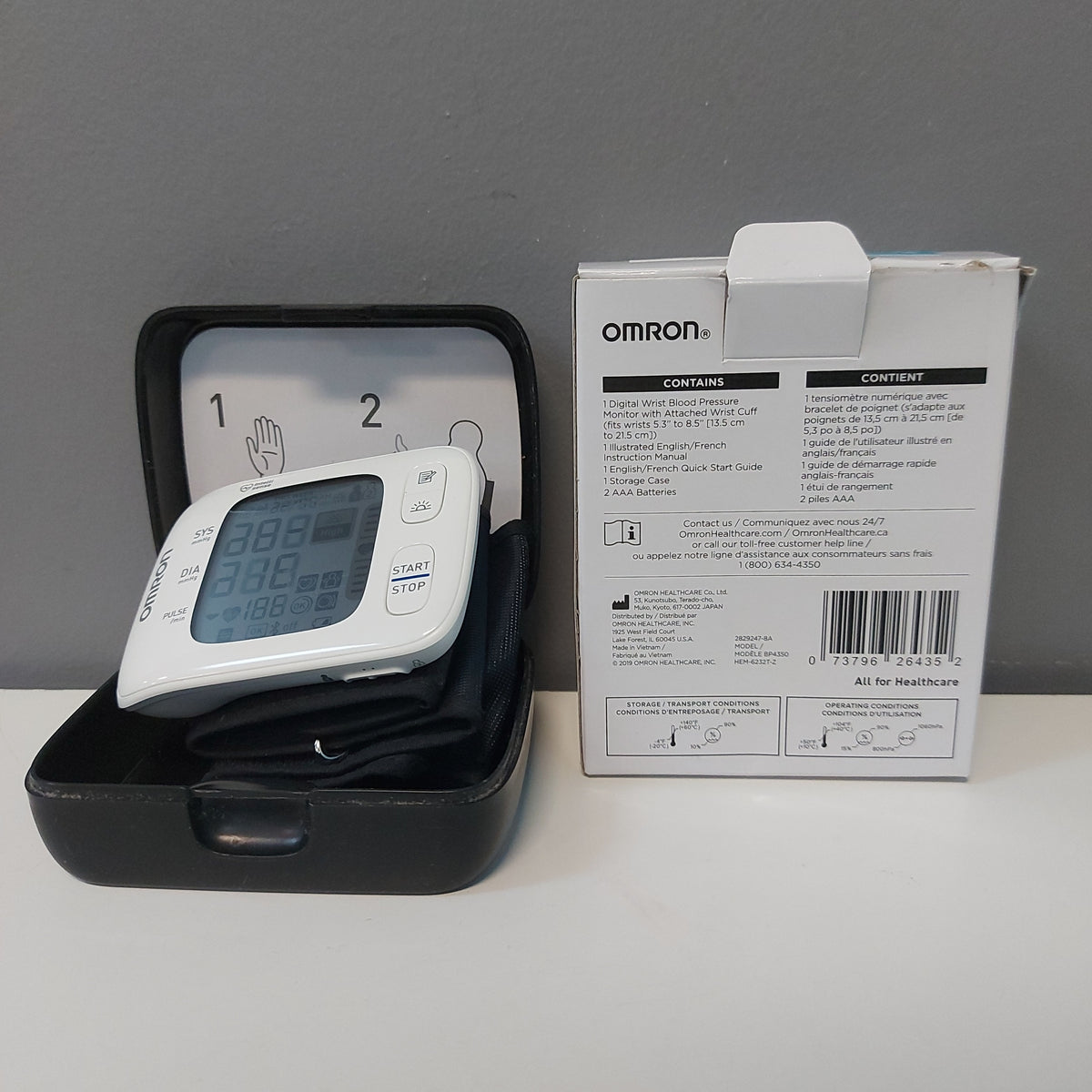 Omron Gold Wrist Blood Pressure Monitor | Bluetooth