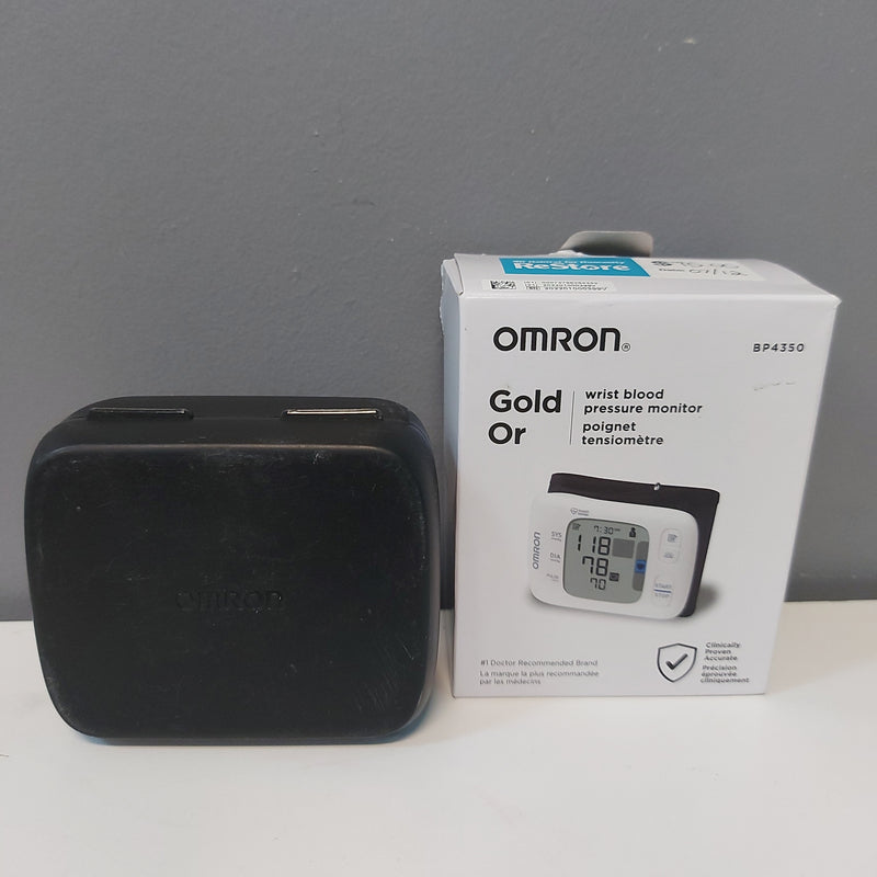 Omron Gold Wrist Blood Pressure Monitor | Bluetooth