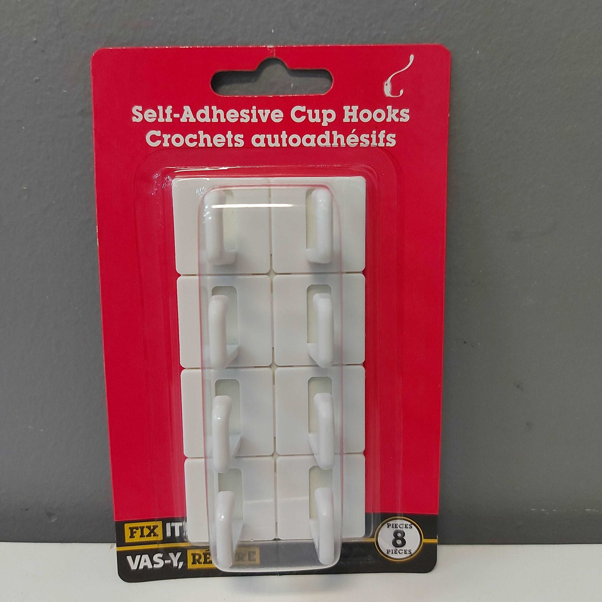 Self-Adhesive Cup Hooks