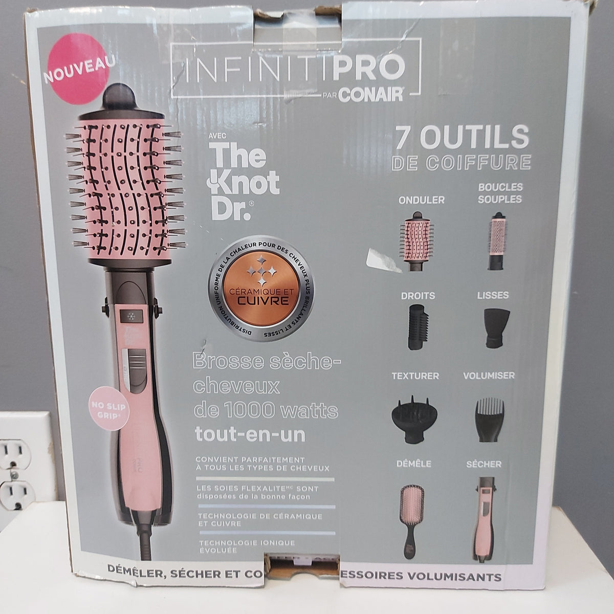 Conair Knot Doctor Detangling Hot Air Brush