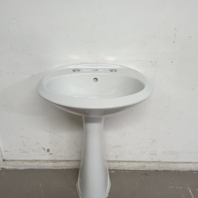 Italian Made White Pedestal Sink