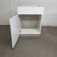24.5"W White Kitchen Cabinet