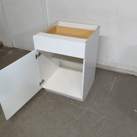 24.5"W White Kitchen Cabinet