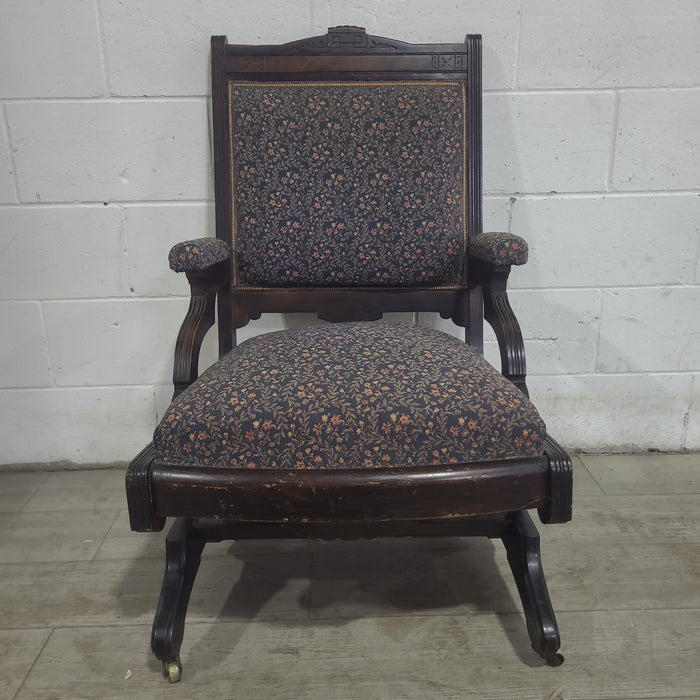 Floral Fabric Rocking Chair