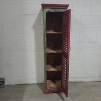 Rustic Colourful Wood Cupboard