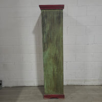 Rustic Colourful Wood Cupboard