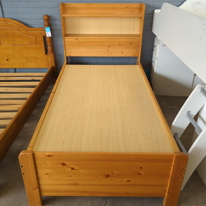 41" x 84" Pine Bed Frame w/ Storage & Drawers