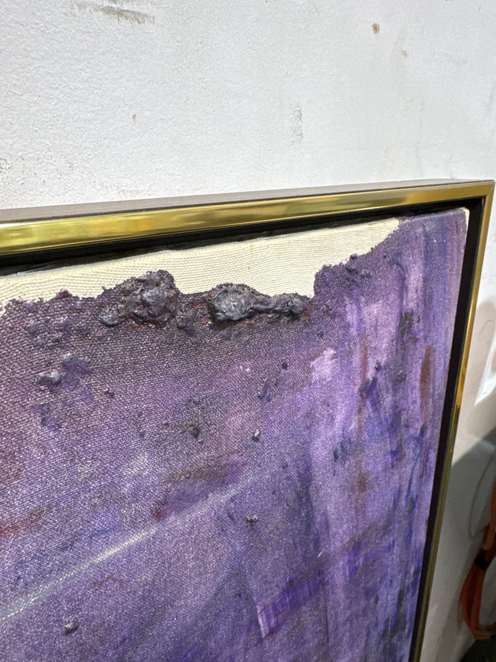 Abstract in Purple - Framed Art
